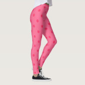 Leggings van frambozenpoladot (Rechts)