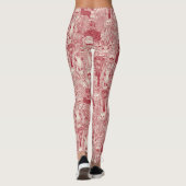 leggings van gekcrypte rode parelmolen (Achterkant)