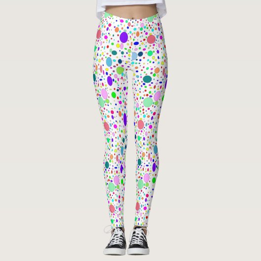 Leggings van gekleurde bellen (Voorkant)