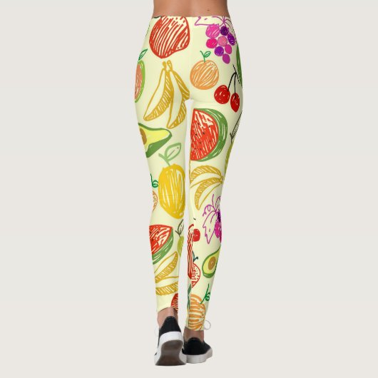 Leggings van gemengde vruchten (Achterkant)