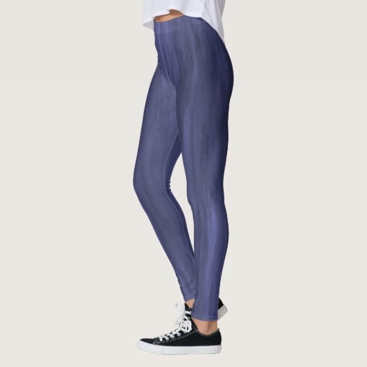 Leggings van getextureerde marine (Links)