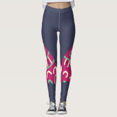 Leggings van geverfde vogels (Voorkant)