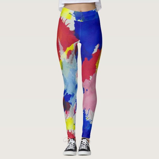 Leggings van geverfde vrouwen (Voorkant)
