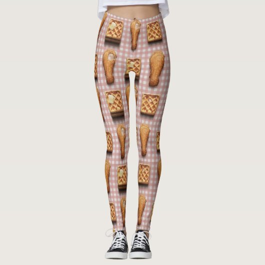 leggings van gingham kip (Voorkant)
