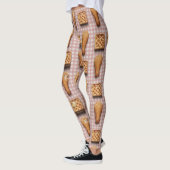 leggings van gingham kip (Links)