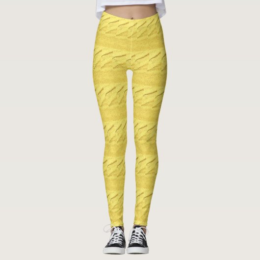 Leggings van goudvee (Voorkant)