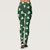Leggings van groene klavervrouwen (Achterkant)