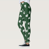 Leggings van groene klavervrouwen (Links)