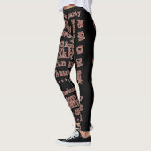 Leggings van Halloween Black Oranje Costume Party (Links)