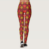 leggings van harten en bloemen (Achterkant)