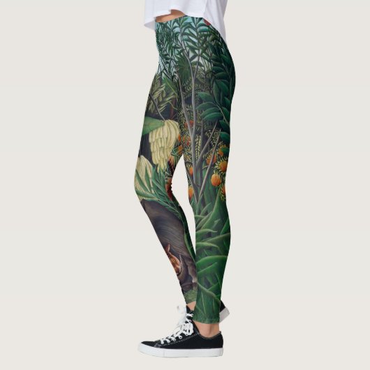 Leggings van Henri Rousseau Oerwoud (Links)
