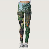Leggings van Henri Rousseau Oerwoud (Voorkant)