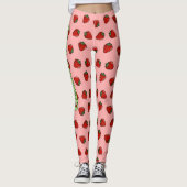 Leggings van het Aardbeienpictogram (Voorkant)