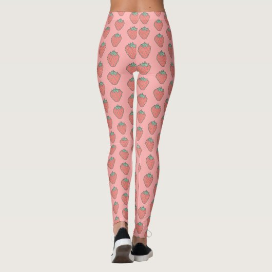 Leggings van het Aardbeienpictogram (Achterkant)
