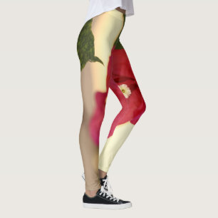Leggings van het Afbeelding Bougainvillea Flower