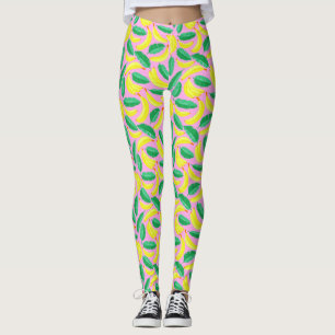Leggings van het bananenpatroon
