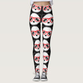 Leggings van het Beer Panda - Leggings van de Mode (Voorkant)