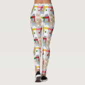 Leggings van het Beer-patroonpatroon bevestigen (Achterkant)