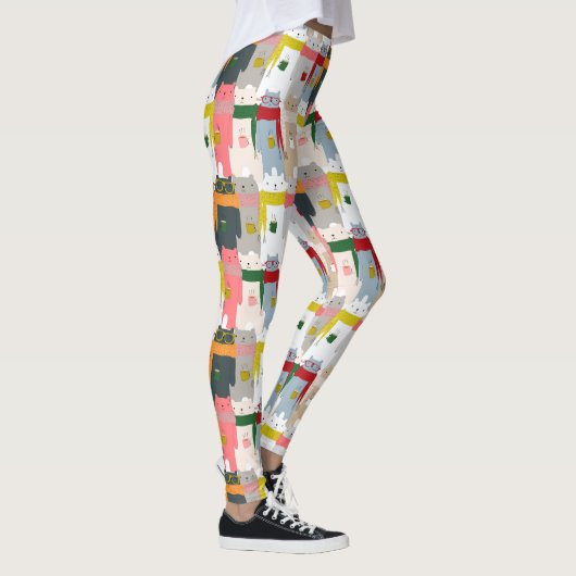 Leggings van het Beer-patroonpatroon bevestigen (Rechts)