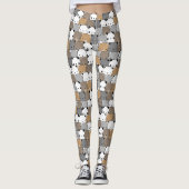 Leggings van het Beer-patroonpatroon bevestigen (Voorkant)
