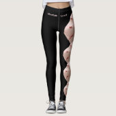 Leggings van het Conticut State Flower Mountain La (Voorkant)
