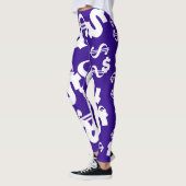 Leggings van het geweldige Dollar-patroon voor dol (Links)