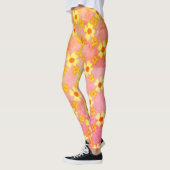 Leggings van het Girly Shoe Flower Floral Pattern (Links)