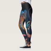 Leggings van het gloeiend Octopus (Links)