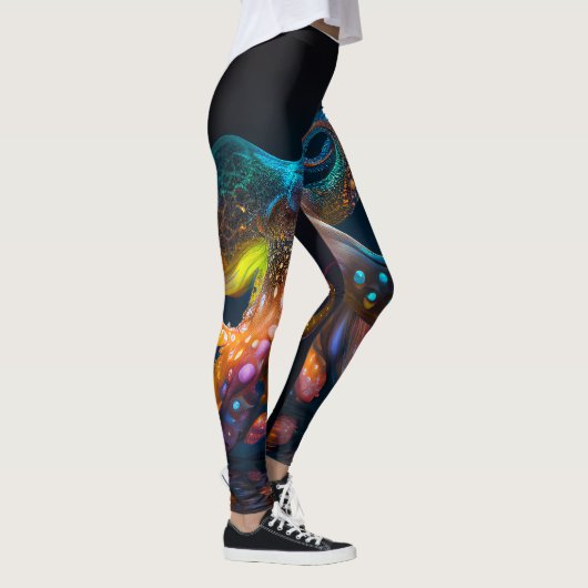 Leggings van het gloeiend Octopus (Rechts)