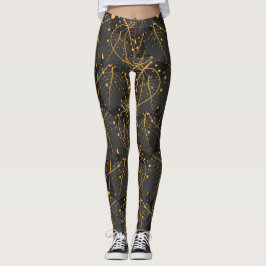 Leggings van het goudblad