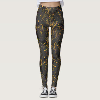 Leggings van het goudblad