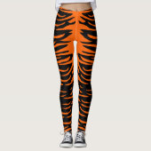 Leggings van het Halloween Costume Tiger Stripes (Voorkant)