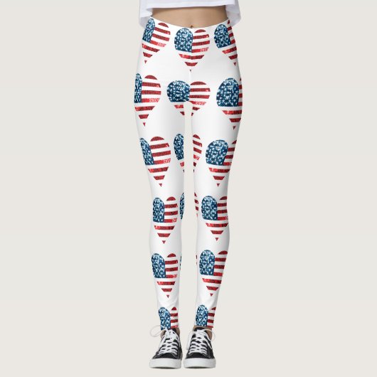 leggings van het hart van de verenigde staten (Voorkant)