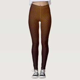 Leggings van het honingkoolstofvezelpatroon