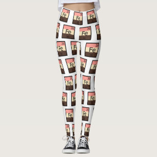 Leggings van het IJzer Fe Periodic Table Pattern