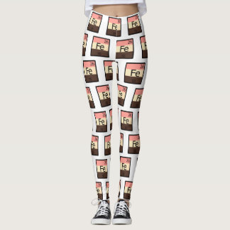 Leggings van het IJzer Fe Periodic Table Pattern