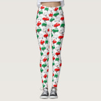  Leggings van het Italiaanse autopatroon