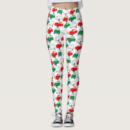  Leggings van het Italiaanse autopatroon