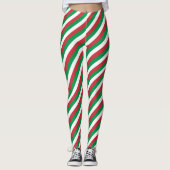 Leggings van het Italiaanse streepjespatroon (Voorkant)