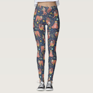 Leggings van het kabelpatroon