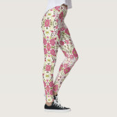 Leggings van het klassieke florvormige florale pat (Rechts)