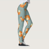 Leggings van het Kleine Fox Pattern-cute (Rechts)