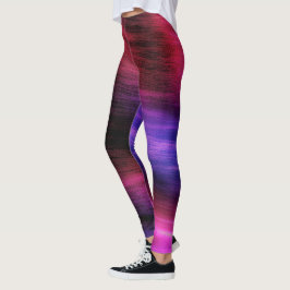 Leggings van het kleurrijke golfpatroon