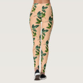 Leggings van het leder-lakpatroon van de Funky Fig (Achterkant)