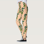 Leggings van het leder-lakpatroon van de Funky Fig (Links)