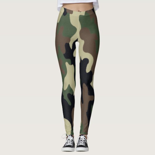 Leggings van het leger Camouflage (Voorkant)