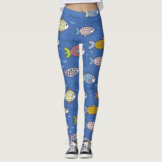 leggings van het leven in de oceaan (Voorkant)