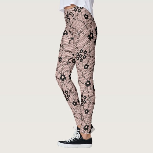 Leggings van het loopvlakpatroon (Links)