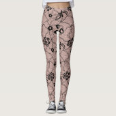 Leggings van het loopvlakpatroon (Voorkant)