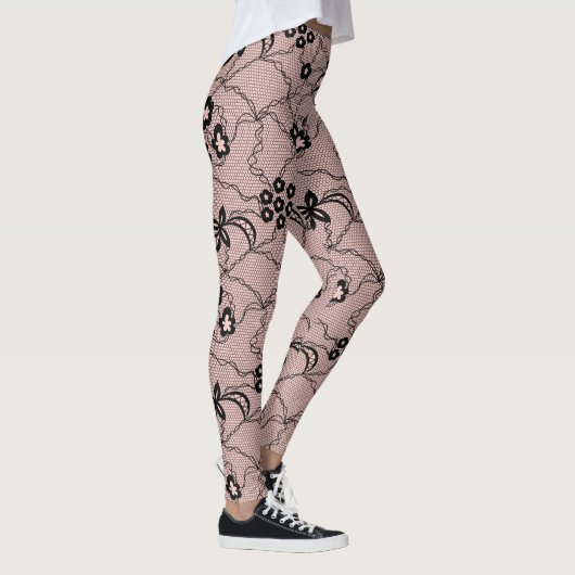 Leggings van het loopvlakpatroon (Rechts)